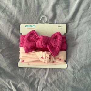 Carter's Pink  Headband Set